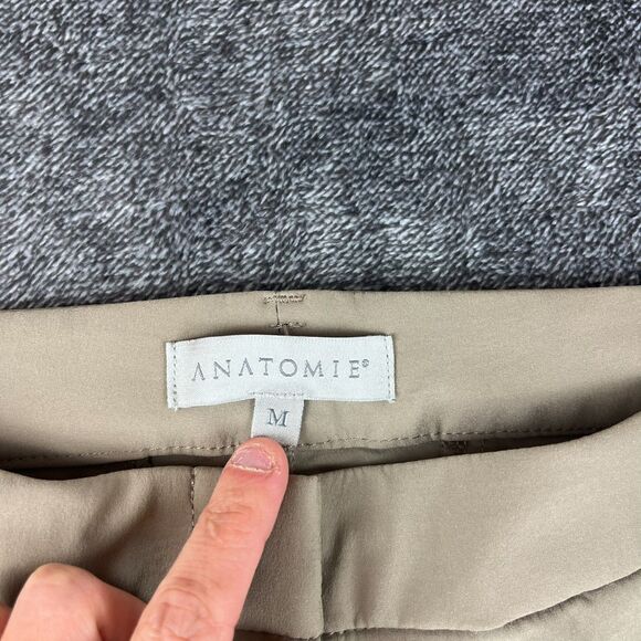Anatomie Travel Pants Zippered Pockets Lightweight Brown Women's M 30X29.5 - Picture 3 of 11